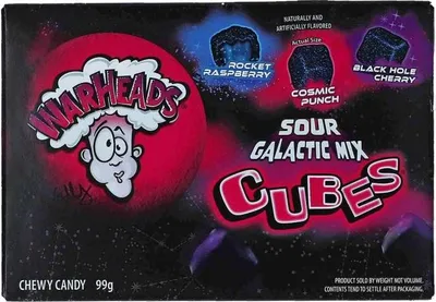 Produktbild von Warheads Cubes Galactic Mix Sour 99g