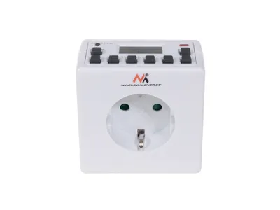Produktbild von Digital Zeitschaltuhr 3500 Watt 16A 7 Tage Backup Akku Steckdose