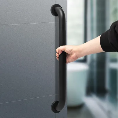 Obrázek produktu pro Madlo do koupelny madlo do sprchy - Nerezová ocel - 50 cm - Matná černá - Protiskluzové