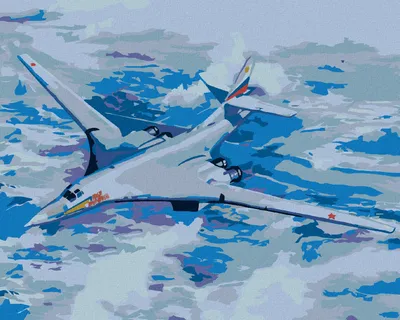 Produktbild von Diamondi - Diamond painting - FLUGZEUG, 40X50 cm, ohne Keilrahmen