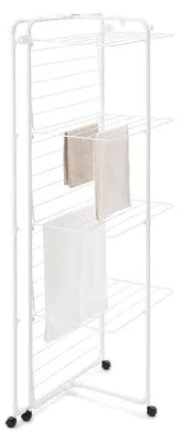 Immagine prodotto di Brabantia 322303, Supporto a pavimento, Acciaio, Bianco, 30 m, 4 metà, 760 mm