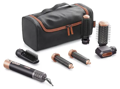 Produktbild von Princess 529215, Haar-Styling-Set, Airflow, Tasten, 60,2 °C, Schwarz, Kupfer, Grau, Aluminium