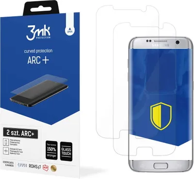 Produktbild von 3mk Display Schutzfolie ARC+ für Samsung Galaxy S7 Edge  0,17mm Self-Heal (2 Stück)