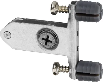 Produktbild von 1 Paar Fronthalter Dübelversion Frontbefestigung für Schubkastensystem SO-SLIM Höhe 84 mm