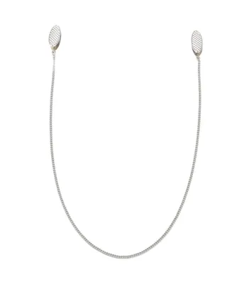 Produktbild von homiez Serviettenkette, Serviettenkettchen, Serviettenhalter für den Hals, platinfarben