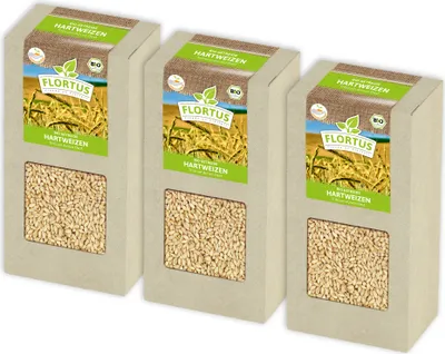 Produktbild von Hartweizen |  Getreidesamen von FLORTUS, Menge:600 g