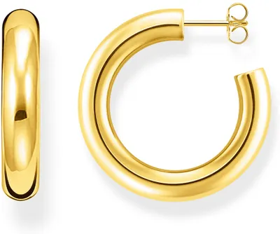Produktbild von Thomas Sabo CR636-413-39 Damen-Ohrringe Creolen Chunky Mittel vergoldet