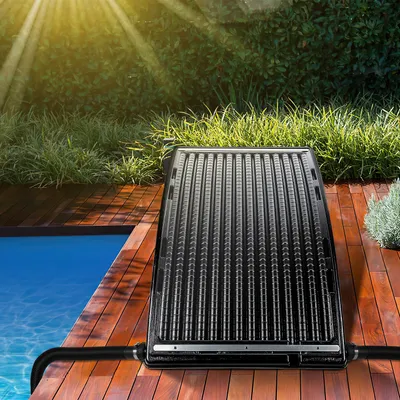 Obrázek produktu pro Fiqops solární ohřev bazénu ohřev bazénu solární absorbér černý 110 x 69 x 14 cm