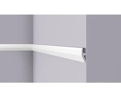 Immagine prodotto di Rivestimento a parete NMC W1 WALLSTYL Noel Marquet Rivestimento decorativo Cornice a soffitto Illuminazione indiretta moderna bianca 2 m
