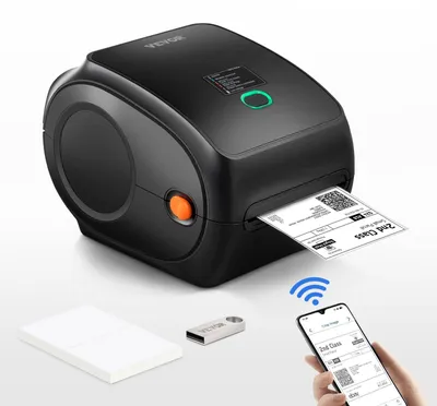 Bluetooth-Etikettendrucker, 300 DPI, automatische Erkennung, USB