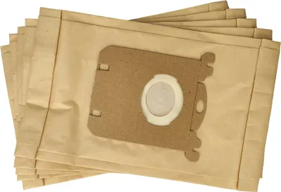 Produktbild von vhbw 5x Staubbeutel kompatibel mit AEG UltraSilencer AUS 4030, AUS 4040 Staubsauger - 16,5cm x 26cm Sandfarben