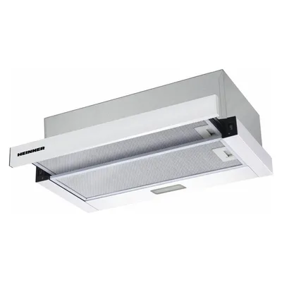Produktbild von Heinner HTCH-F400WH Einbau-Dunstabzugshaube 60 cm, 358,4 m³/h, 2 Stufen, 65 W Motor, Weiß