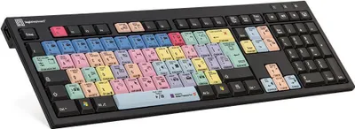 Zdjęcie produktu dla Logickeyboard LKB-PPROCC-BJPU-FR - Pełnowymiarowa (100%) - USB - Nożycowy przełącznik klawiszy - AZERTY - Czarna