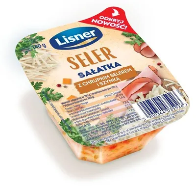 Obrázok produktu pre Sałatka z selera, szynki i warzyw 140g