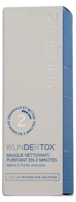 Obrázok produktu pre WUNDER2 Wundertox, Čistiaca maska, Ženy, Univerzálna pleť, Energizujúci, Čistiaci, Fľaša, Glutén, Olej, Paraben