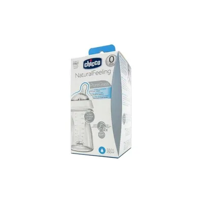 Image de Chicco Natural Feeling Crystal T Silikonflasche 250 ml
