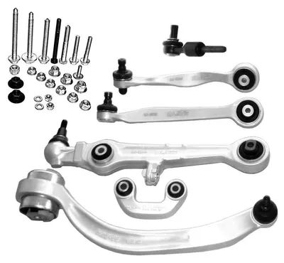 Produktbild von MS 36791L-SET-MS Lenkersatz, Querlenkersatz Vorderachse, Vorderachse links für AUDI A4 B6 (8E2)
