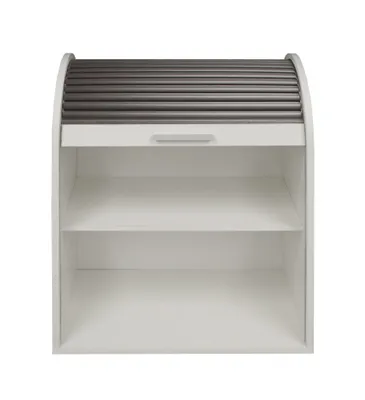 Produktbild von Mäusbacher Jalousieschrank Rolladenschrank Holzwerkstoff/Kunststoff - 90° drehbar Weiß matt lack/Graphit