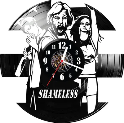 Zdjęcie produktu dla Zegar ścienny z płyty winylowej Shameless 1712.14