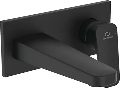 Produktbild von Ideal Standard Wand-Waschtischarmatur Ceraplan Unterputz, Ausladung 166mm BD244XG Silk Black