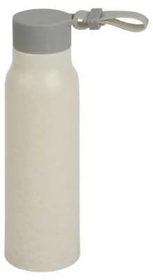 Produktbild von Glaswasserflasche/Trinkflasche - beige - 300 ml - Sportflasche