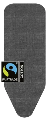 Produktbild von Brabantia Bügelbrettbezug, Jeansschwarz, Größe C (124 x 45 cm)