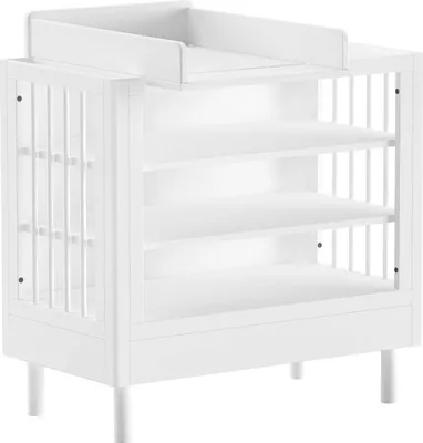 Produktbild von Wickeltisch mit Wickeltisch Forrest - 100x72,5x107,5cm - Weißbuche