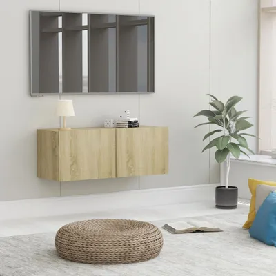 Obrázek produktu pro The Living Store TV skříňka Sonoma dub 80x30x30 cm materiál na bázi dřeva