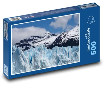 Produktbild von Puzzle 500 Gletscherlandschaft im Winter - martinpuzzle