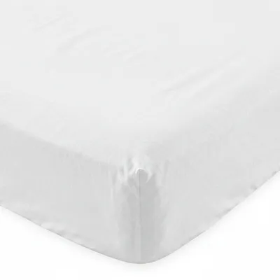 Produktbild von Basic Spannbettlaken Weiss 140x200x32 cm (Bett 135/140) 100% Baumwolle Hergestellt in Europa