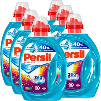 Produktbild von Persil 31912 Color Gel 6er Pack Colorwaschmittel Gel 6x1 Liter Waschmittel