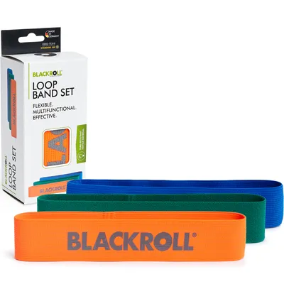 Immagine prodotto di Blackroll Loop Band set di 3 fasce fitness arancio/verde/blu