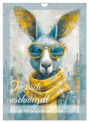 Produktbild von Tierisch geschniegelt (Wandkalender 2027 DIN A4 hoch), CALVENDO Monatskalender