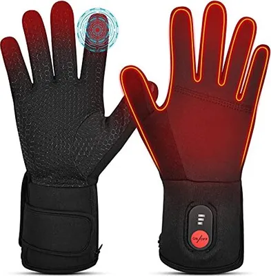 Produktbild von elektrische beheizte Handschuhe für Herren Damen,wiederaufladbar beheizbare Winter
