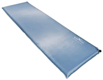 Productafbeelding van zelfopblaasbaar luchtmatras, medium blauw, 7 cm