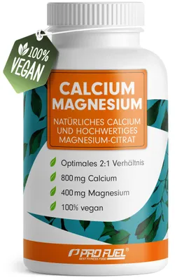 Zdjęcie produktu dla ProFuel Calcium & Magnesium 70+, 120 kapsułek w puszce