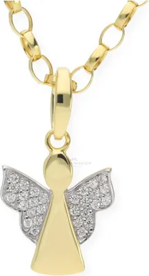 Produktbild von JuwelmaLux Anhänger Silber 925 Schutzengel Zirkonia JL20-02-0274