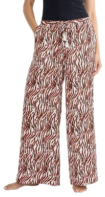 Produktbild von Triumph Summer Satin Trousers White - Dark Combination