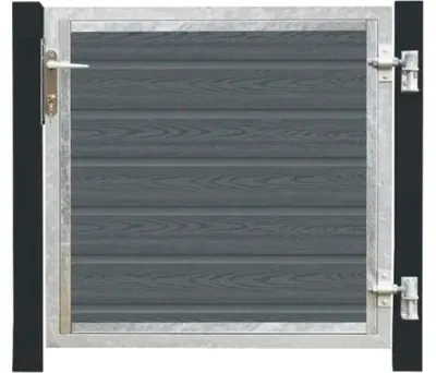 Produktbild von Artura WPC Einzeltor Rechts inkl. Pfosten 115x95 cm