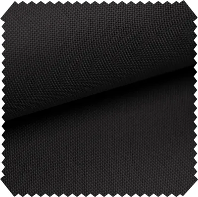 Produktbild von novely® HANAU UNI - Polsterstoff in Baumwoll-Optik - Robuster Möbelstoff - Pflegeleichte Meterware 1lfm - Farbe: 17 Schwarz