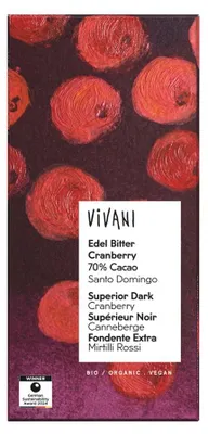 Obrázok produktu pre Edel Bitter – 70 % kakaa, brusnicová príchuť, 80 g