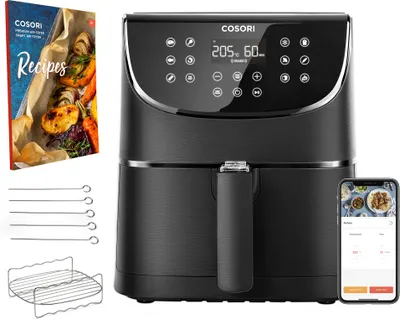 Produktbild von Teplovzdušná fritéza Cosori Smart Chef Edition Black 1700 W 5,5 l