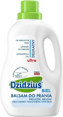 Obrázok produktu pre Dzidziuś, Balsam do prania, Biel, 1,5 l