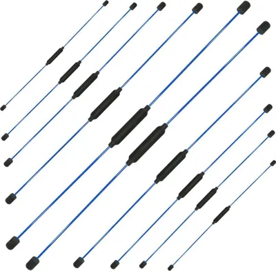 Produktbild von Best Sporting Schwingstab Fitness blau I Swingstick für Ganzkörpertraining I Gymnastikstab mit Anleitung für 16 Übungen I Fitnessgeräte für zuhause I Elastic Fitness Bar