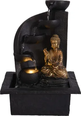 Produktbild von Home Elements Buddha-Brunnen Ansicht: rechts