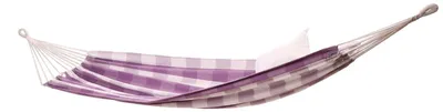 Produktbild von Conacord Hängematte Garda violett kariert 1x2m Hängeliege bis 120 kg Garten Baumwolle Tuchhängematte