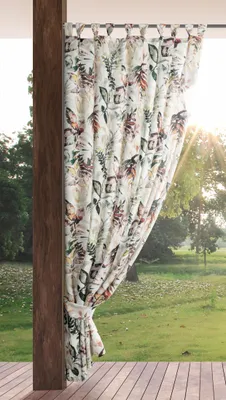 Produktbild von Eurofirany 448518, Durchscheinend, Weiß, Muster, Polyester, Schleife, 180 g/m²