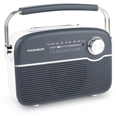 Zdjęcie produktu dla Thomson RTS450BTG Grey Retro radio