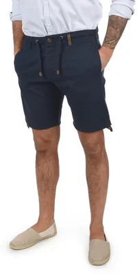 Produktbild von INDICODE IDMoses Herren Leinenshorts kurze Leinenhose Bermuda mit Kordel Regular Fit