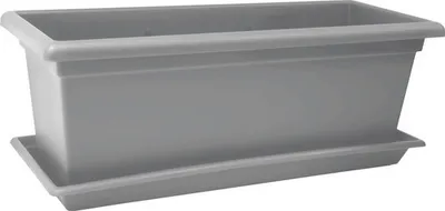 Produktbild von Balkonkasten Magnus XXL Kunststoff 98 x 38 x 37 cm steingrau